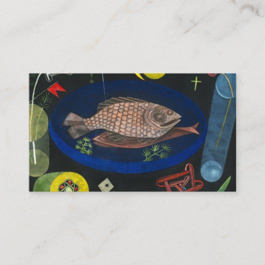 Around the Fish, 1926 by Paul Klee 名刺 (正面)