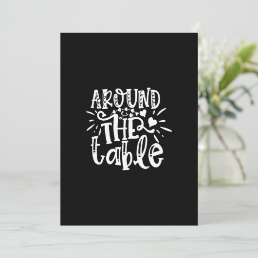 around the table 招待状 (スタンド正面)