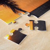 Around the World - 20x30インチからのサンセットビュー ジグソーパズル (側面)