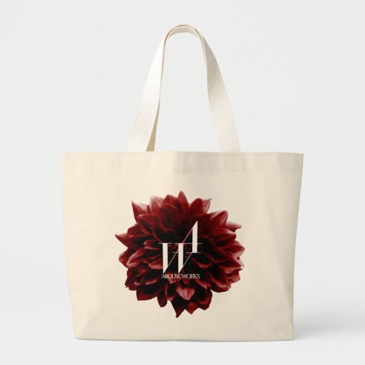 AROUSE WORKS Dahlia ラージトートバッグ (正面)