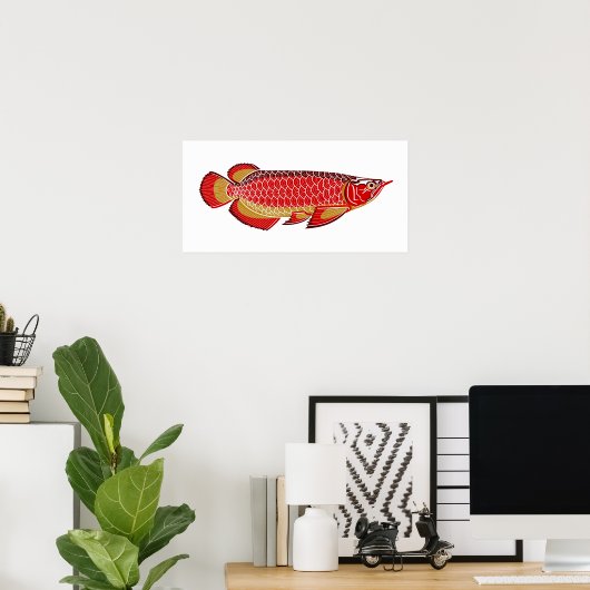 arowana poster ポスター (ホームオフィス)
