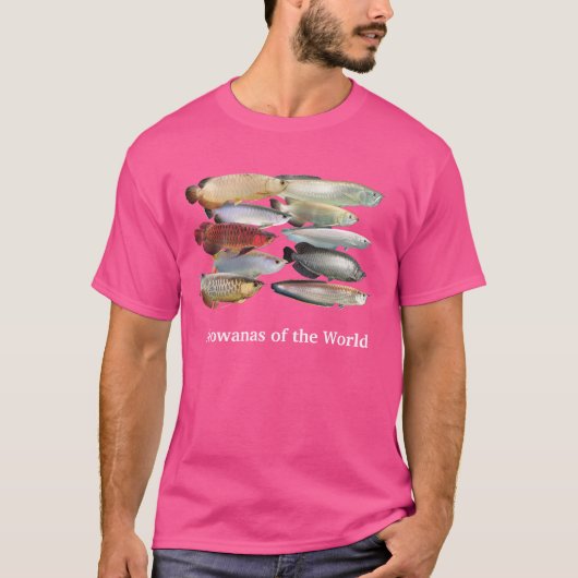 Arowanas of the world tシャツ (正面)