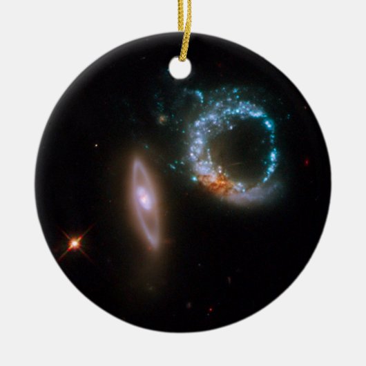 ARP 147銀河系 セラミックオーナメント (正面)