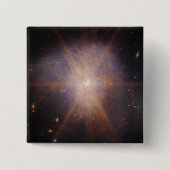 Arp 220が夜空を照らす 缶バッジ (正面)