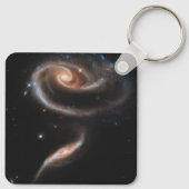 Arp 273アンドロメダの相互作用銀河系。 キーホルダー (裏面)