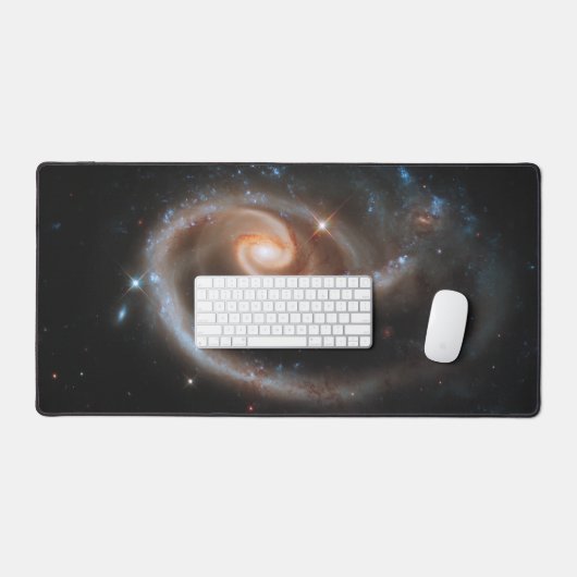 Arp 273アンドロメダの相互作用銀河系。 デスクマット (キーボード&マウス)