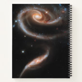 Arp 273アンドロメダの相互作用銀河系。 ノートブック (裏面)