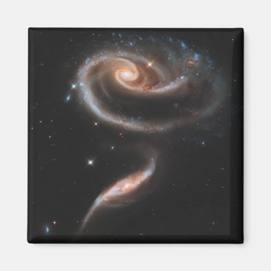 Arp 273アンドロメダの相互作用銀河系。 マグネット (正面)