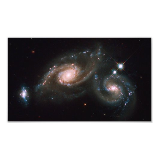 Arp 274銀河 NASA宇宙 フォトプリント (正面)