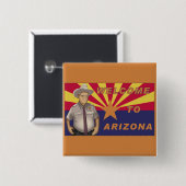 Arpaio: アリゾナへようこそ 缶バッジ (正面&裏面)