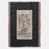 Arpia Tarot Card スローブランケット (正面縦)