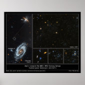 Arp's Loop in M81 - M82銀河系グループのポスター ポスター (正面)