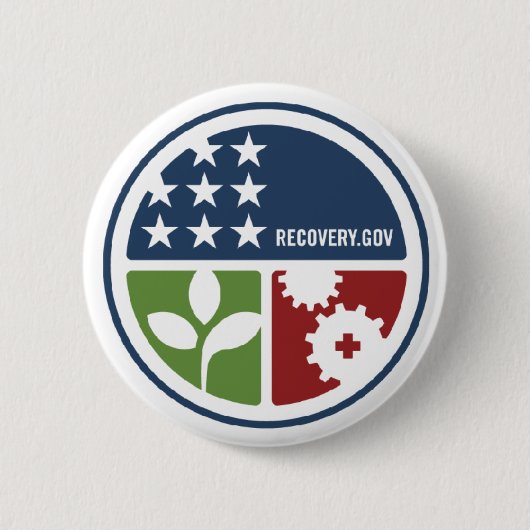 ARRAのロゴボタン 缶バッジ (正面)