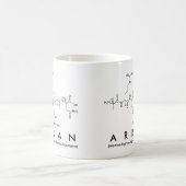 Arranペプチド名mug コーヒーマグカップ (中央)