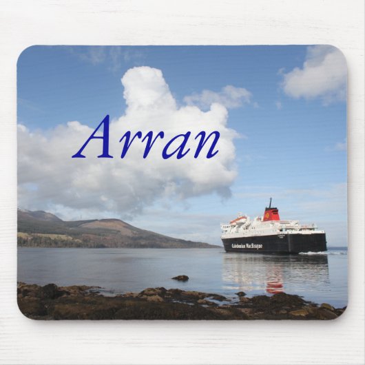 Arran、スコットランド マウスパッド (正面)