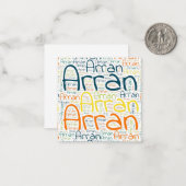 Arran ノートカード (正面/裏面インサイチュ)