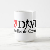 Arrecifes de Cozumel DV4 コーヒーマグカップ (中央)