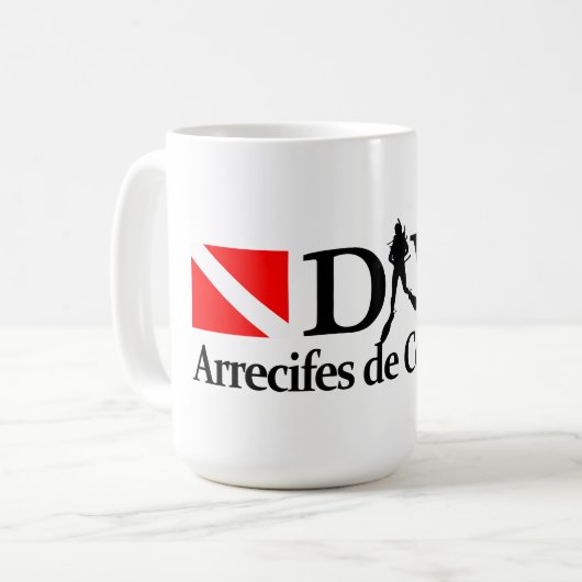 Arrecifes de Cozumel DV4 コーヒーマグカップ (正面左)