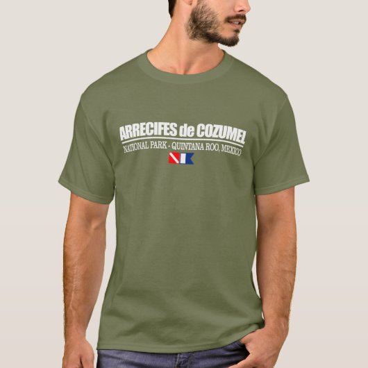 Arrecifes de Cozumel (sq) Tシャツ (正面)