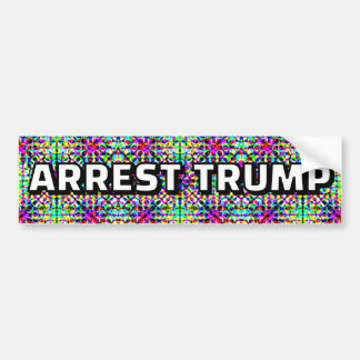 ARREST TRUMP (you may change the words) バンパーステッカー