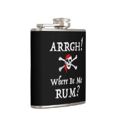 Arrgh! どこに私がラム酒あって下さいか。 海賊のようなおもしろいな話 フラスク (右)