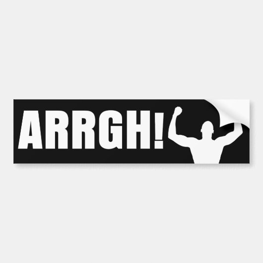 ARRGH! バンパーステッカー (正面)