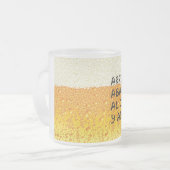 Arriba abajo al centro y adentro! フロストグラスマグカップ (正面左)