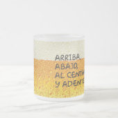 Arriba abajo al centro y adentro! フロストグラスマグカップ (中央)