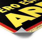 ARRIGONI肉実在抽出イタリア食品サプリメント ポスター (角)