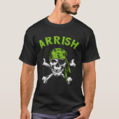 Arrish Irish Pirate  St Patricks Day St Paddys Day Tシャツ (正面)