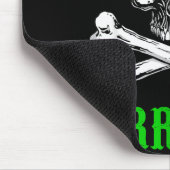 Arrish Irish Rate Skull St Patricks Day Clover Gif マウスパッド (コーナー)
