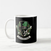 Arrish Irish Rate St Patricks Day, Rate Men Funny コーヒーマグカップ (左)