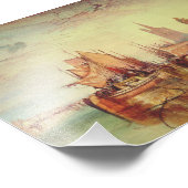 Arrival of a Packet Boat by Joseph Turner フォトプリント (角)