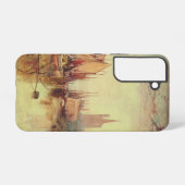 Arrival of a Packet Boat by Joseph Turner Samsung Galaxyケース (裏面横)
