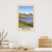Arrochar Alps Munros of Scotland Poster ポスター (キッチン)