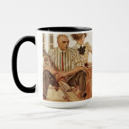 Arrow Collar advertisement, 1910 by Leyendecker マグカップ