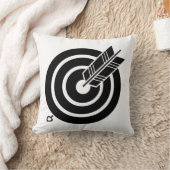 Arrow hit a round target クッション (ブランケット)