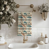 Arrow Pattern Towel Ethnic Touch for the Bath バスタオルセット