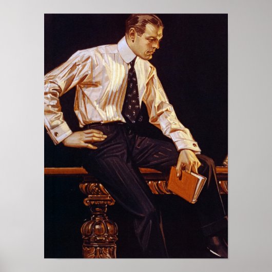 Arrow shirt Collars, 1914 by J. C. Leyendecker ポスター (正面)
