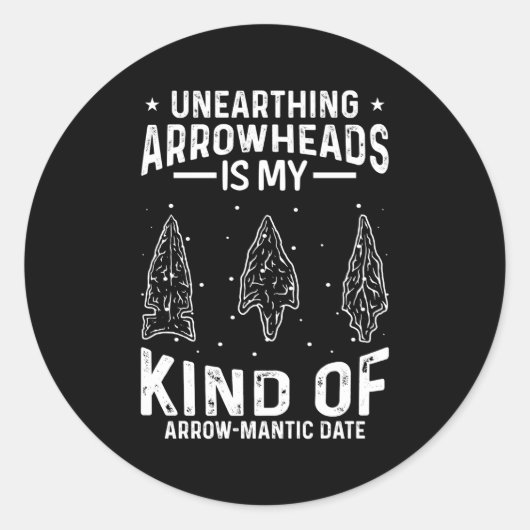 Arrowheadコレクションの矢印狩り引用文 ラウンドシール (正面)