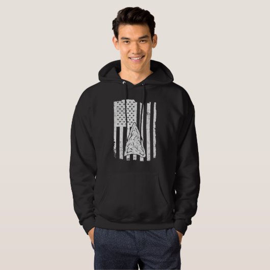 Arrowhead Hunting USA Flag Arrowhead Hunter  1 パーカ (正面フル)
