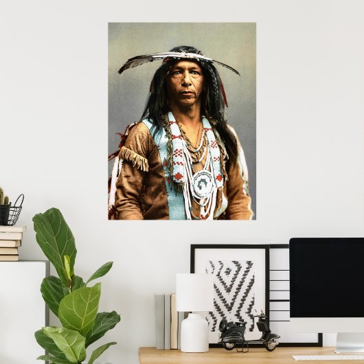 Arrowmaker, an Ojibwa brave, 1903 ポスター (ホームオフィス)
