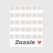 Arrows and flags シール (シート)