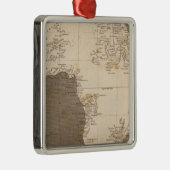 Arrowsmith著アフリカの地図 メタルオーナメント (右)