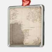 Arrowsmith著アフリカの地図 メタルオーナメント (左)