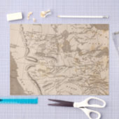 Arrowsmith著ルイジアナの地図 薄葉紙 (クラフト)