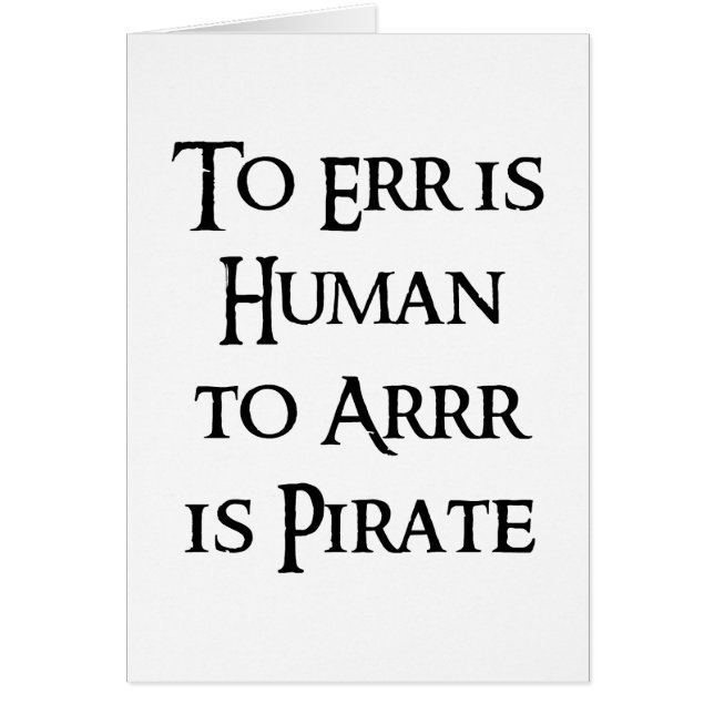 Arrrに海賊はあります (正面)