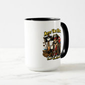 Arrr You Ready for Coffee? Pirate Coffee Mug マグカップ (正面右)