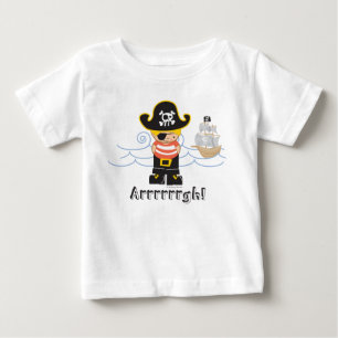 Arrrrrの海賊 ベビーTシャツ