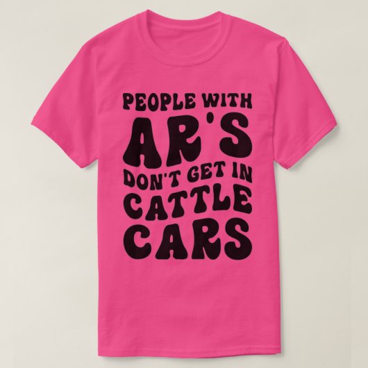 Arsおもしろいを持つ人は牛車に乗らない(6) Tシャツ (デザイン正面)